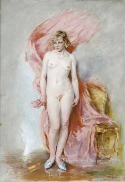 Guillaume Seignac Painting - Desnudo en un interior desnudo Guillaume Seignac